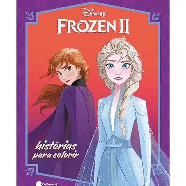 Livro ilustrado Para Colorir - Frozen 2 - 1 unidade - Disney - Rizzo
