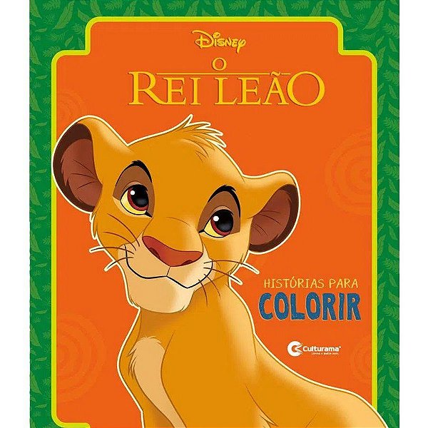 Livro ilustrado Para Colorir - O Rei Leão  - 1 unidade - Disney - Rizzo