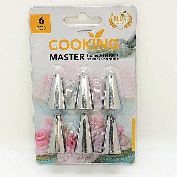 Kit Bico Decoradores Inox - 1 unidade - Rizzo Balões