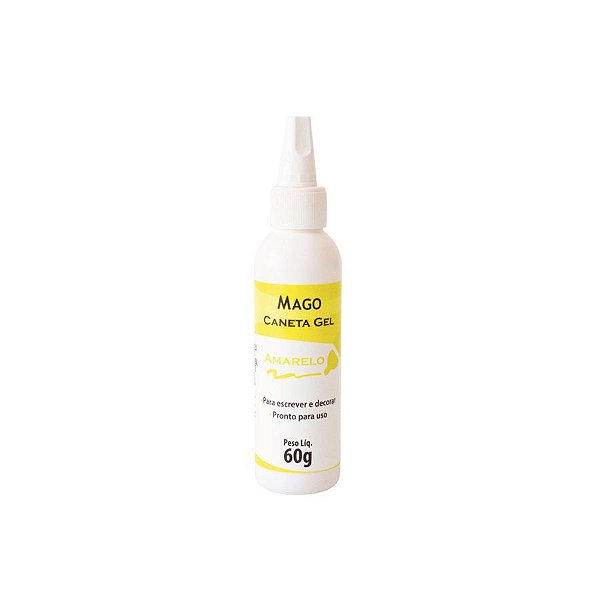 Caneta Gel Amarelo - 60g - 1 unidade - Mago - Rizzo