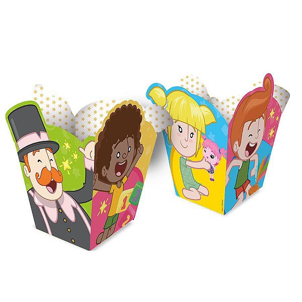 Cachepot de Papel - Mundo Bita 2 - 4 unidades - Regina - Rizzo