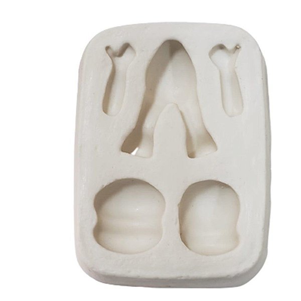 Molde De Silicone - 1658 - Corpinho Universal - 1 unidade - Mazulli - Rizzo