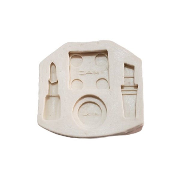 Molde De Silicone - 1614 - Kit Make - 1 unidade - Mazulli - Rizzo