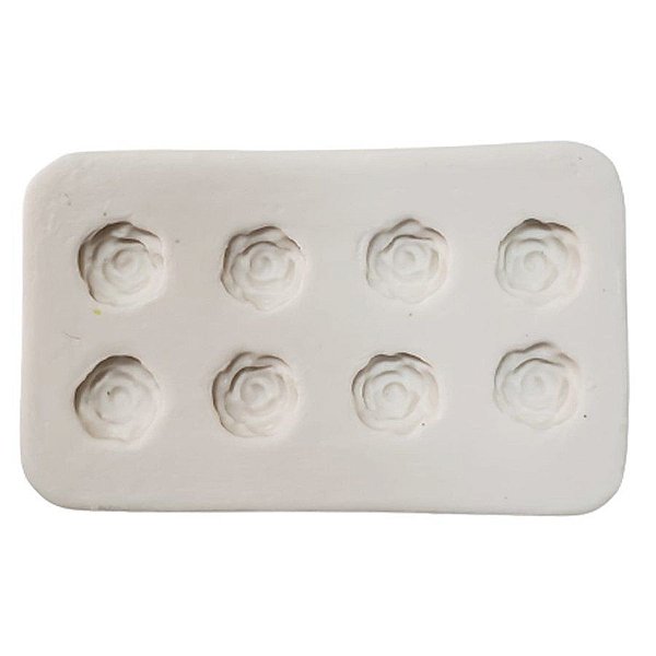 Molde De Silicone - 1478 - Rosas Pequena - 1 unidade - Mazulli - Rizzo