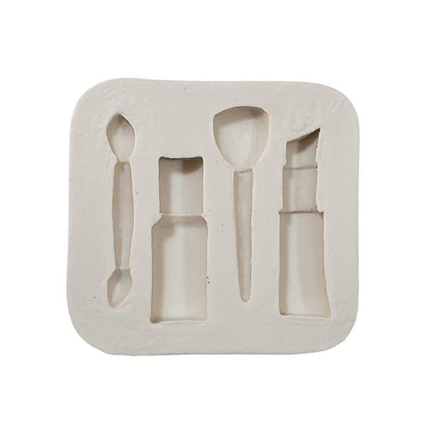 Molde De Silicone - 1424 - Kit Maquiagem - 1 unidade - Mazulli - Rizzo