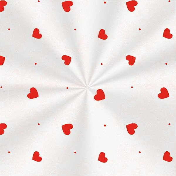 Saco Adesivado Decorado Love Vermelho 15X20 - 100 unidades - Cromus - Rizzo