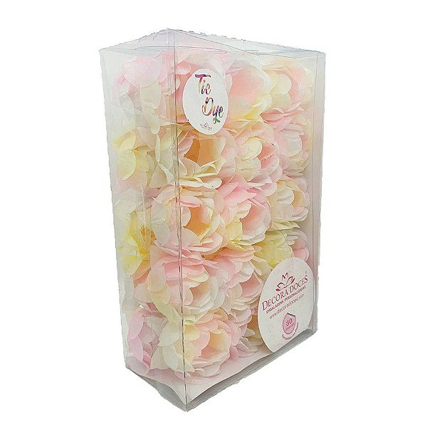 Forminha para Doces Finos (Tons Claros) - Bela Tie Dye Candy Color - 30 unidades - Decora Doces - Rizzo