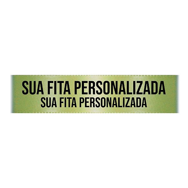 Fita de Cetim Personalizada CFS007 - 30mm X 45metros - Verde Militar 249 - 01 Unidade - Progresso - Rizzo Personalize