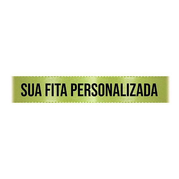 Fita de Cetim Personalizada CFS005 - 22mm X 45metros - Verde Militar 249 - 01 Unidade - Progresso - Rizzo Personalize