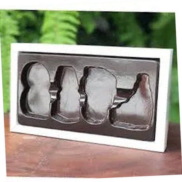 Caixa Ferramentas - 4 Cavidades Branco - Cod.6476 - 5 unidades - Art Crystal - Rizzo