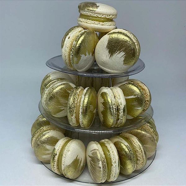 Torre Para Macarons 3 Pisos (30 Mararons) 1 Unid. San Felipo