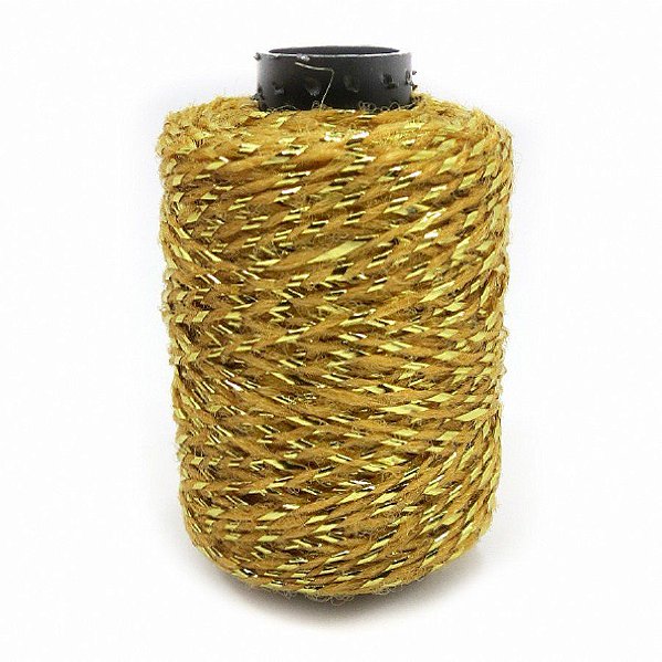 Rolo Fio Decorativo - Caramelo/Ouro - 1 unidade - Halley Fitas - Rizzo Balões