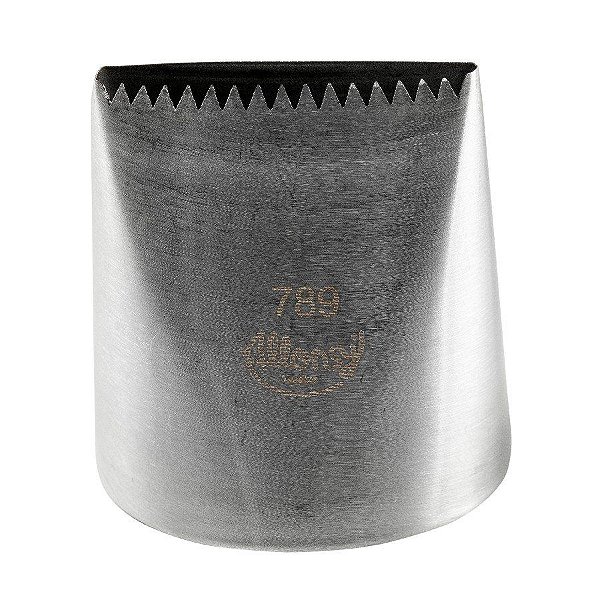 Bicos Para Confeitar - Serra - Aço Inox - Nº789 - 1 unidade - Cromus Allonsy - Rizzo Balões