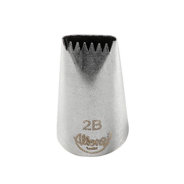 Bicos Para Confeitar - Serra - Aço Inox - Nº2B - 1 unidade - Cromus Allonsy - Rizzo Balões