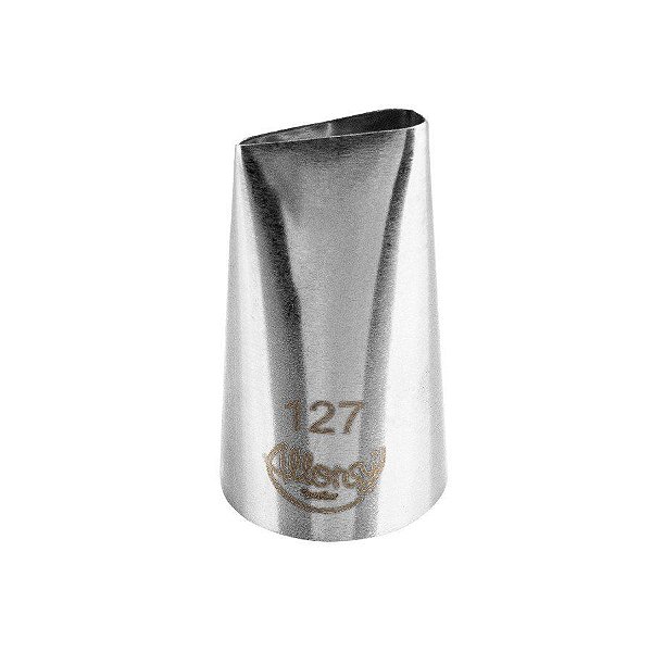Bicos Para Confeitar - Pétala - Aço Inox - Nº127  - 1 unidade - Cromus Allonsy - Rizzo Balões