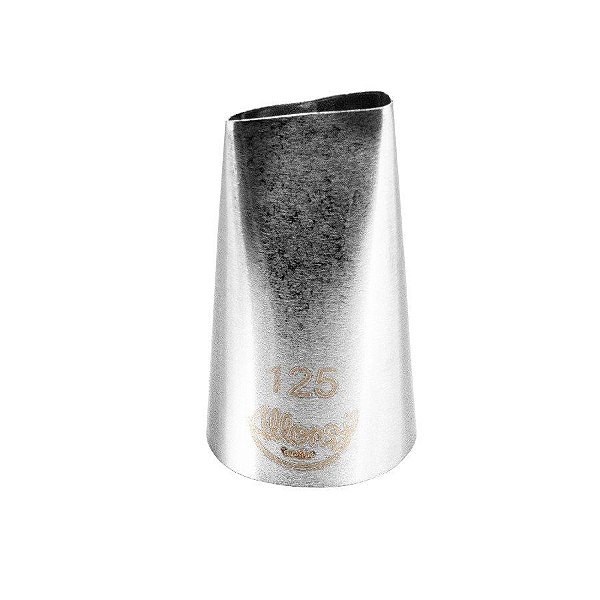Bicos Para Confeitar - Pétala - Aço Inox - Nº125  - 1 unidade - Cromus Allonsy - Rizzo Balões