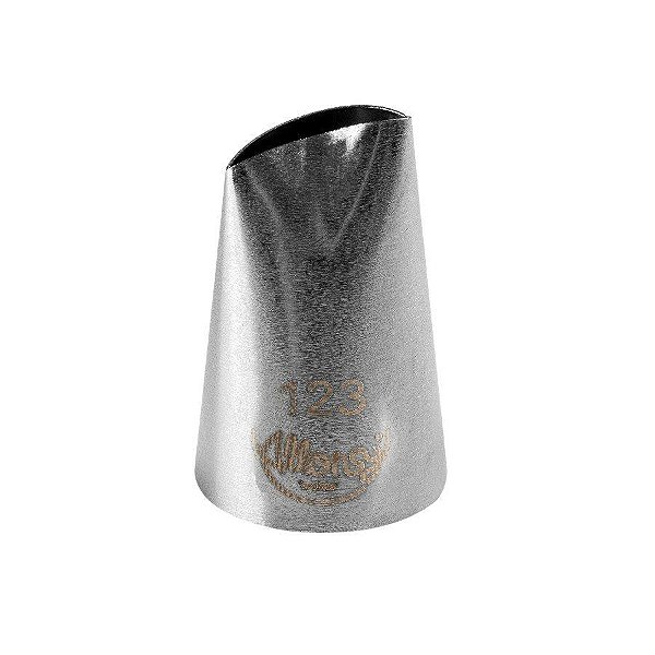 Bicos Para Confeitar - Pétala - Aço Inox - Nº123  - 1 unidade - Cromus Allonsy - Rizzo Balões