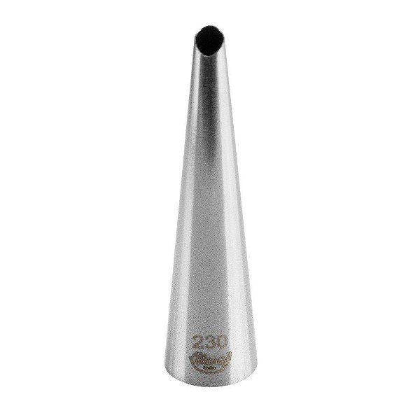 Bicos Para Confeitar - Perlê - Aço Inox - Nº230  - 1 unidade - Cromus Allonsy - Rizzo Balões