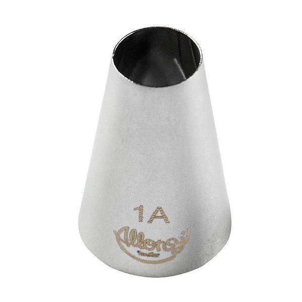 Bicos Para Confeitar - Perlê - Aço Inox - Nº1A  - 1 unidade - Cromus Allonsy - Rizzo Balões