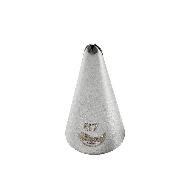 Bicos Para Confeitar - Folha - Aço Inox - Nº67  - 1 unidade - Cromus Allonsy - Rizzo Balões