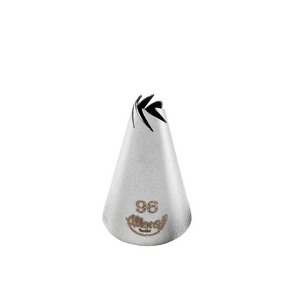 Bicos Para Confeitar - Flor De Pitanga - Aço Inox - Nº96  - 1 unidade - Cromus Allonsy - Rizzo Balões