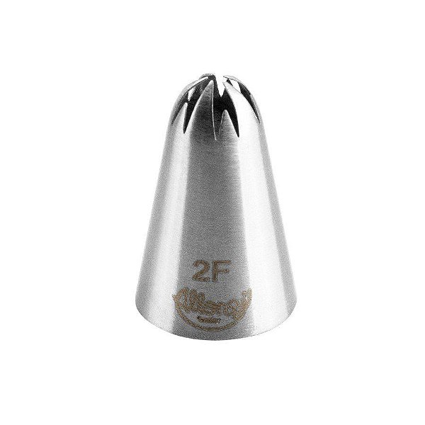 Bicos Para Confeitar - Flor De Pitanga - Aço Inox - Nº2F  - 1 unidade - Cromus Allonsy - Rizzo Balões