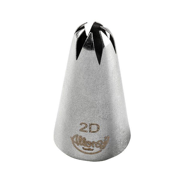 Bicos Para Confeitar - Flor De Pitanga - Aço Inox - Nº2D  - 1 unidade - Cromus Allonsy - Rizzo Balões