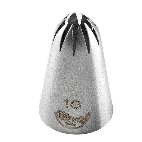 Bicos Para Confeitar - Flor De Pitanga - Aço Inox - Nº1G  - 1 unidade - Cromus Allonsy - Rizzo Balões