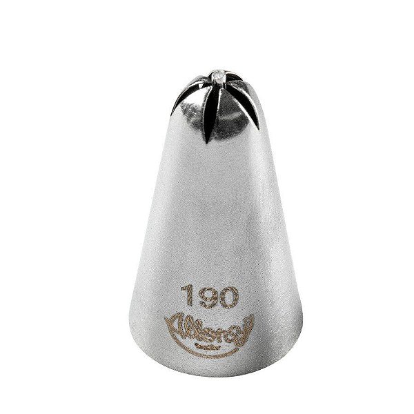 Bicos Para Confeitar - Flor De Pitanga - Aço Inox - Nº190  - 1 unidade - Cromus Allonsy - Rizzo Balões