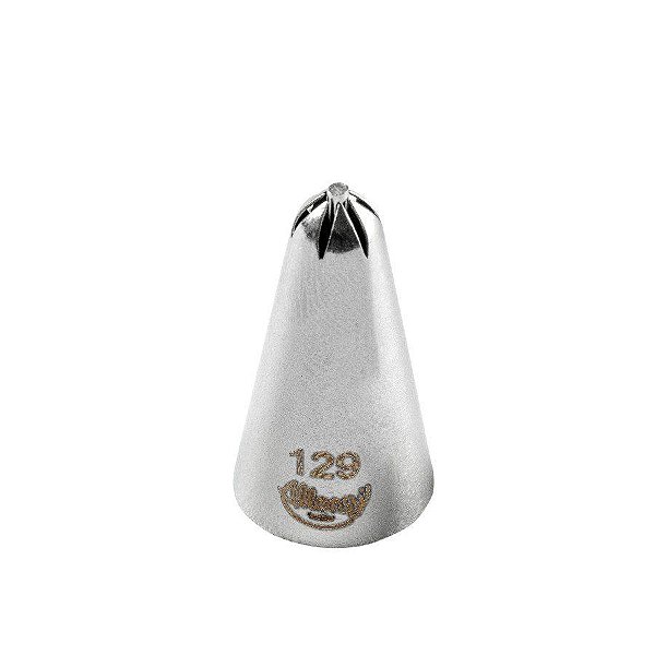 Bicos Para Confeitar - Flor De Pitanga - Aço Inox - Nº129  - 1 unidade - Cromus Allonsy  - Rizzo Balões