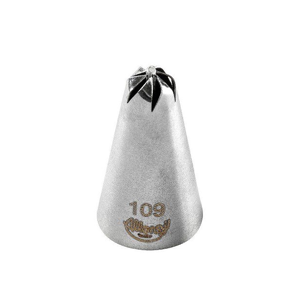 Bicos Para Confeitar - Flor De Pitanga - Aço Inox - Nº109  - 1 unidade - Cromus Allonsy  - Rizzo Balões