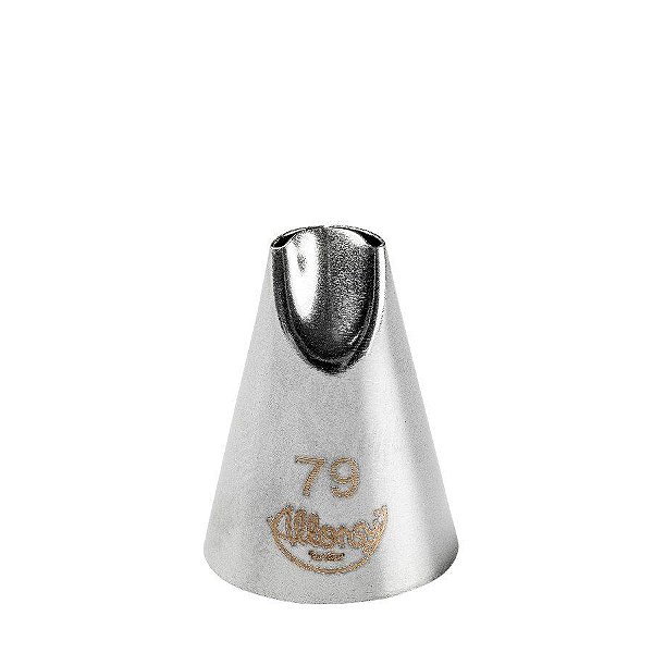 Bicos Para Confeitar - Especial - Aço Inox - Nº79  - 1 unidade - Cromus Allonsy  - Rizzo Balões