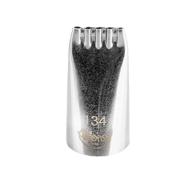 Bicos Para Confeitar - Especial - Aço Inox - Nº134  - 1 unidade - Cromus Allonsy  - Rizzo Balões