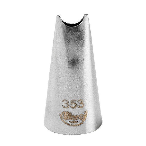 Bicos Para Confeitar - Babado - Aço Inox - Nº353  - 1 unidade - Cromus Allonsy - Rizzo Balões