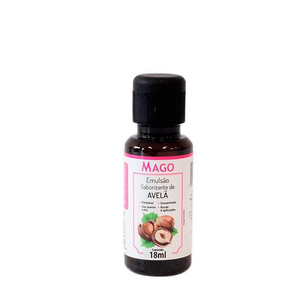 Emulsão Saborizante de Avelã 18ml - 1 Unidade - Mago - Rizzo