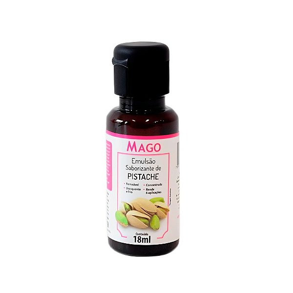 Emulsão Saborizante de Pistache 18ml - 1 Unidade - Mago - Rizzo