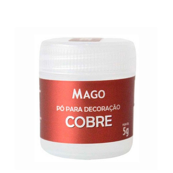 Pó para Decoração Cobre 5g - 1 Unidade - Mago - Rizzo