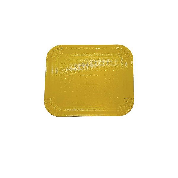 Bandeja para Bolo B4 Amarela 33x27 - 1 Unidade - Rizzo