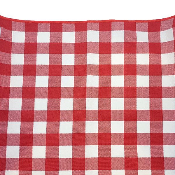 Guardanapo Xadrez Vermelho 40 x 40 cm - 1 Unidade - Rizzo Balões