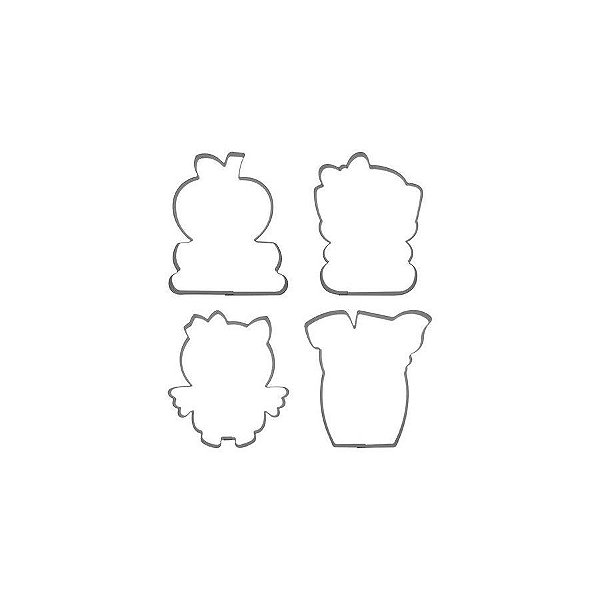 Kit Cortador Escolar M - Ref 581   - 4 unidades - RR Cortadores - Rizzo Balões