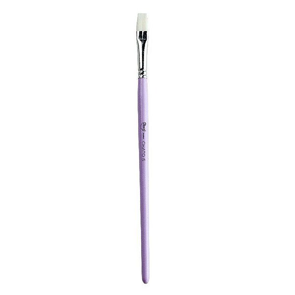 Pincel Artístico - N6 - Chato Lilas  - 1 unidades - Cromus Allonsy - Rizzo
