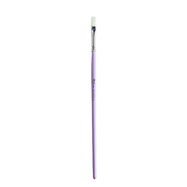 Pincel Artístico - N4 - Chato Lilas  - 1 unidades - Cromus Allonsy - Rizzo