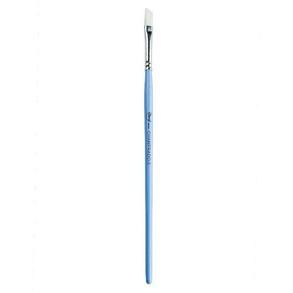 Pincel Artístico - N6 - Chanfrado Azul Ciano  - 1 unidades - Cromus Allonsy - Rizzo