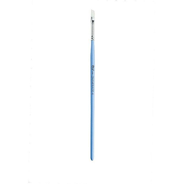 Pincel Artístico - N4 - Chanfrado Azul Ciano  - 1 unidades - Cromus Allonsy - Rizzo