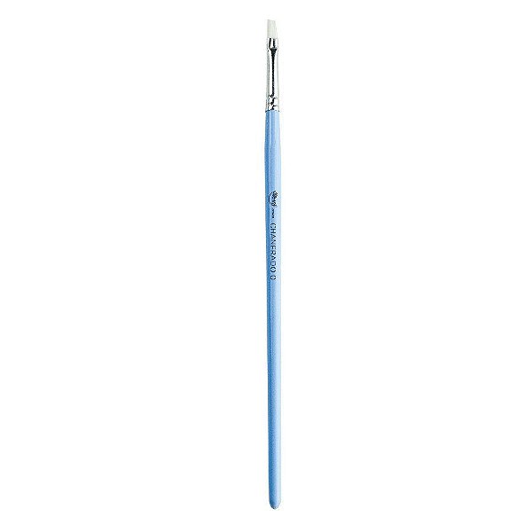 Pincel Artístico - N0 - Chanfrado Azul Ciano  - 1 unidades - Cromus Allonsy - Rizzo