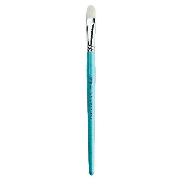 Pincel Artístico - N14 - Língua De Gato Azul  - 1 unidades - Cromus Allonsy - Rizzo