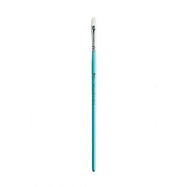 Pincel Artístico - N4 - Língua De Gato Azul  - 1 unidades - Cromus Allonsy - Rizzo