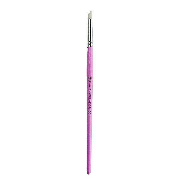 Pincel Artístico - N103 - Modelador Pequeno Magenta  - 1 unidades - Cromus Allonsy - Rizzo