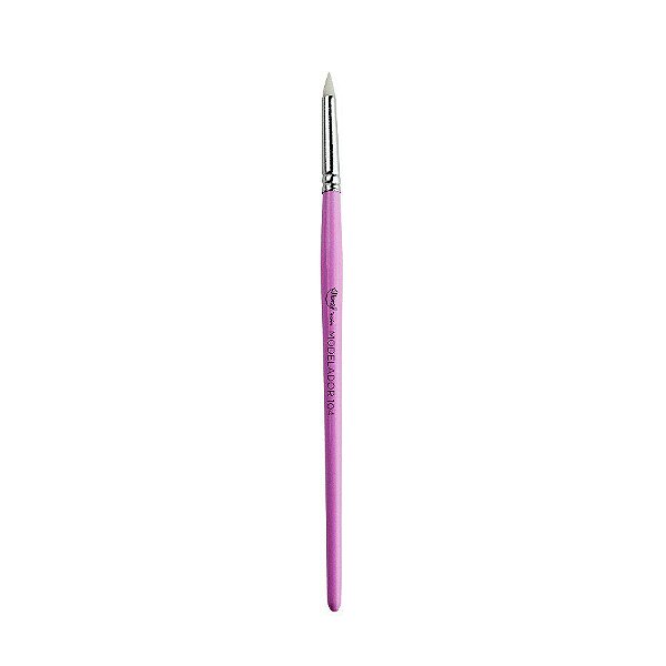 Pincel Artístico - N104 - Modelador Pequeno Magenta  - 1 unidades - Cromus Allonsy - Rizzo