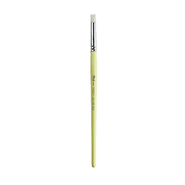 Pincel Artístico - N102 - Modelador Grande Amarelo  - 1 unidades - Cromus Allonsy - Rizzo